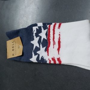 K.Bell mens crew socks